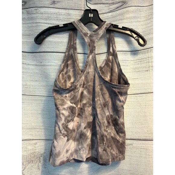 Lululemon Cool Racerback Short Tank Top Diamond Dye Mink Berry Size 6 - Picture 2 of 3